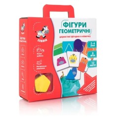 Настільна гра Vladi Toys з деревини Фігурки геометричні (ZB2001-02)