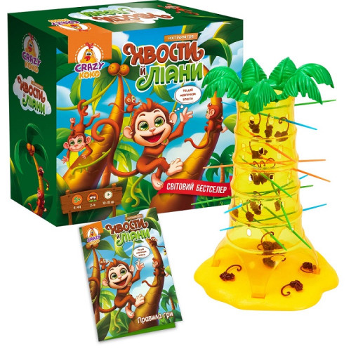 Настільна гра Vladi Toys розважальна, Хвости й ліани (VT8055-39) — 17702