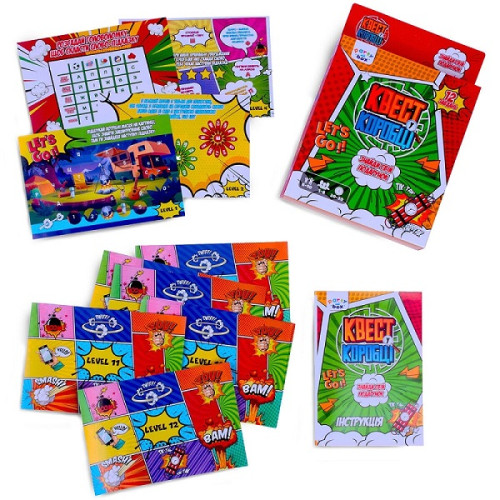Настільна гра Vladi Toys Квест у коробці, Комікс (VT5902-04) — 18046