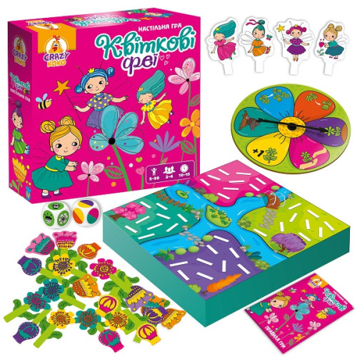 Настільна гра Vladi Toys розважальна, Квіткові феї (VT8055-34) — 17728