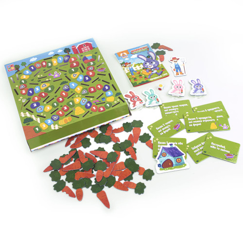 Настільна гра Vladi Toys маршрутна, Морквяні перегони (VT8055-33) — 17729