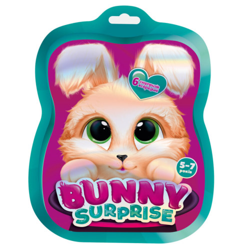 Набір для творчості Vladi Toys Bunny surprise, Темно-рожевий (VT8080-12)