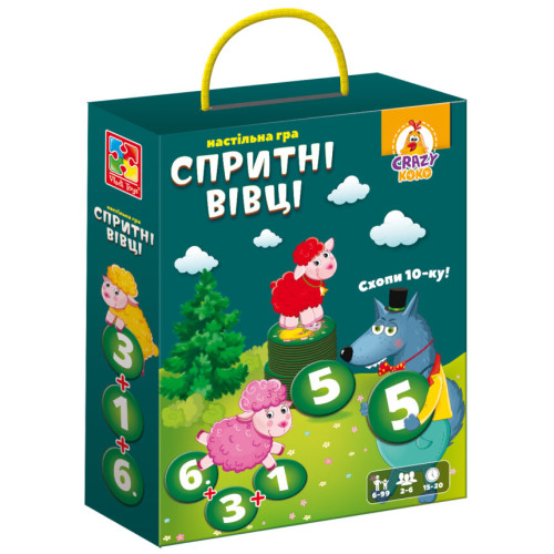 Настільна гра Vladi Toys Схопи 10-ку, Спритні вівці (VT8033-07) — 17859 Настільна гра Vladi Toys Схопи 10-ку, Спритні вівці (VT8033-07) — 17859