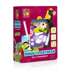 Настольная игра Vladi Toys Пиши и стирай, Ферма (VT5010-19)