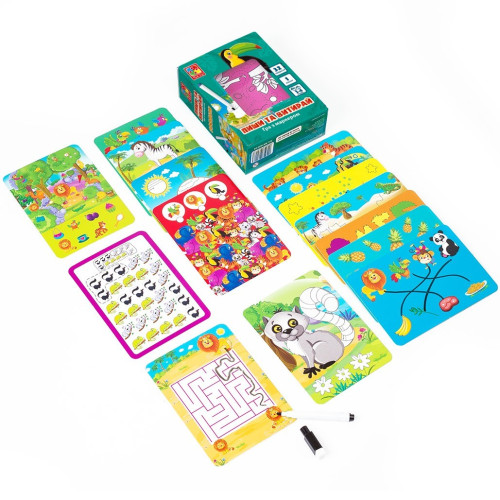 Настільна гра Vladi Toys Пиши та витирай, Зоопарк (VT5010-20) — 17953 Настільна гра Vladi Toys Пиши та витирай, Зоопарк (VT5010-20) — 17953