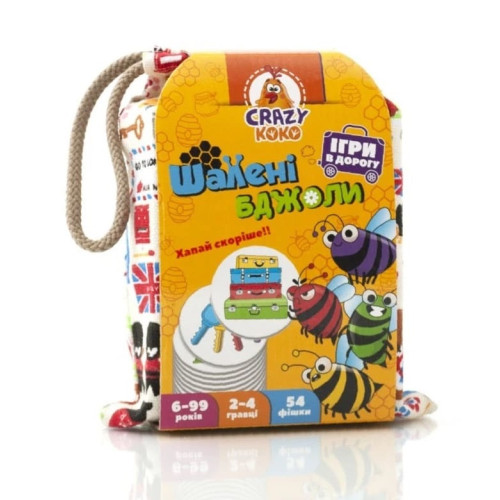 Настільна гра в мішечку Vladi Toys Шалені бджоли (VT8077-15)