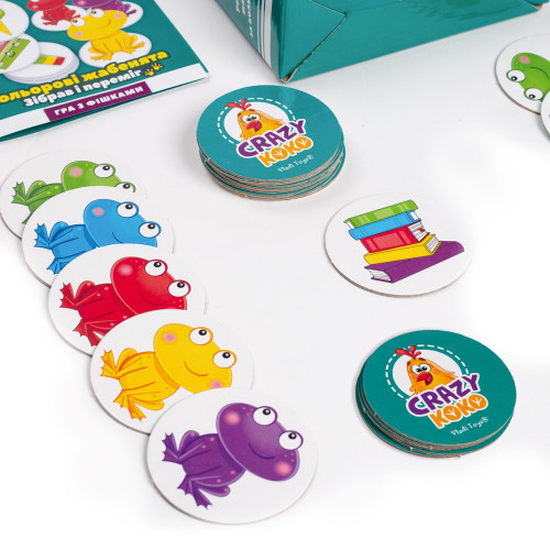 Настільна гра Vladi Toys розважальна, Кольорові жабенята (VT8025-06) — 17990