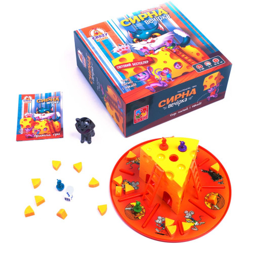 Настольная игра Vladi Toys развлекательная, Сырная вечеринка (VT8055-38) — 17696 Настольная игра Vladi Toys развлекательная, Сырная вечеринка (VT8055-38) — 17696