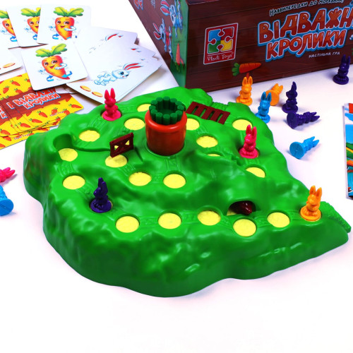 Настільна гра Vladi Toys розважальна, Відважні кролики (VT8055-40) — 17698