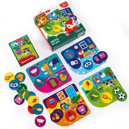 Настільна гра Vladi Toys Лото, Мій день (VT2910-02) — 18018
