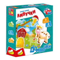 Детская игра с липучками Vladi Toys Домики (VT1302-24)
