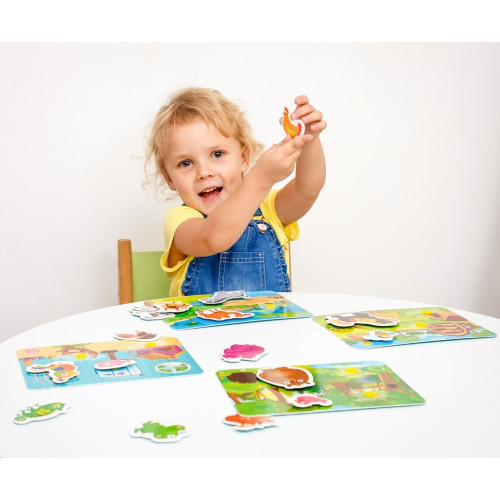 Настільна гра Vladi Toys з липучками, Хто де живе (VT1302-26) — 17966