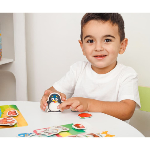 Настільна гра Vladi Toys з липучками, Хто що їсть (VT1302-27) — 17965