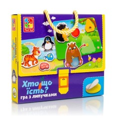 Настольная игра Vladi Toys с липучками, Кто что ест (VT1302-27)