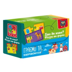 Игра Найди пару Vladi Toys Кто где живёт (VT5003-03)