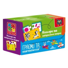Игра Найди пару Vladi Toys Цвета и окраска животных (VT5003-02)
