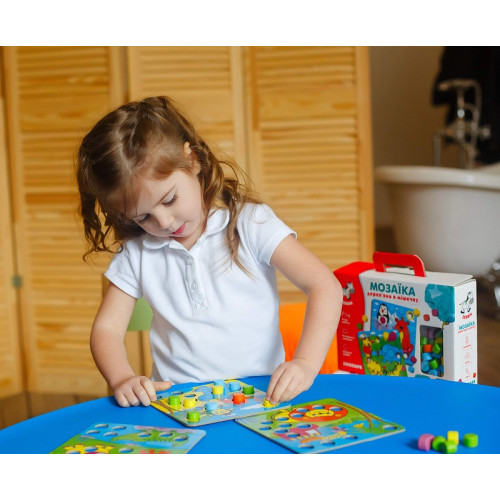 Мозаїка дерев'яна Vladi Toys Зоопарк (ZB2002-02) — 17809 Мозаїка дерев'яна Vladi Toys Зоопарк (ZB2002-02) — 17809