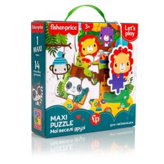 Макси пазлы Vladi Toys Мои веселые друзья (VT1711-10)