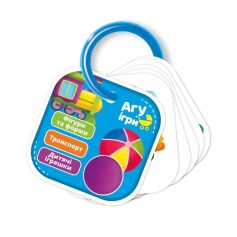 Розвиваючі картки на кільці Vladi Toys Фігури та форми, Транспорт (VT2000-02)