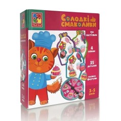 Розвиваюча гра Vladi Toys Солодкі смаколики (VT1804-42)