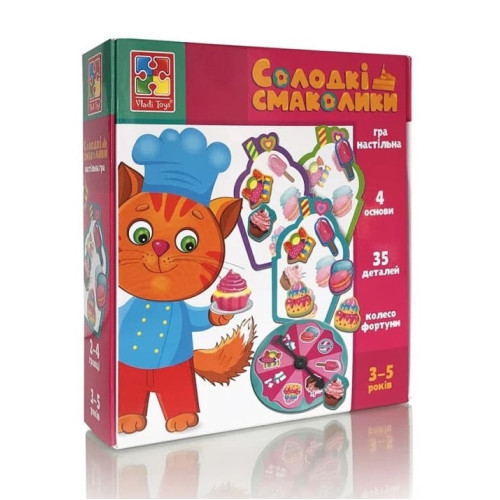 Розвиваюча гра Vladi Toys Солодкі смаколики (VT1804-42)