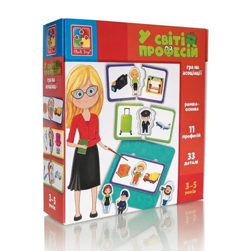 Розвиваюча гра Vladi Toys У світі професій (VT1804-44)