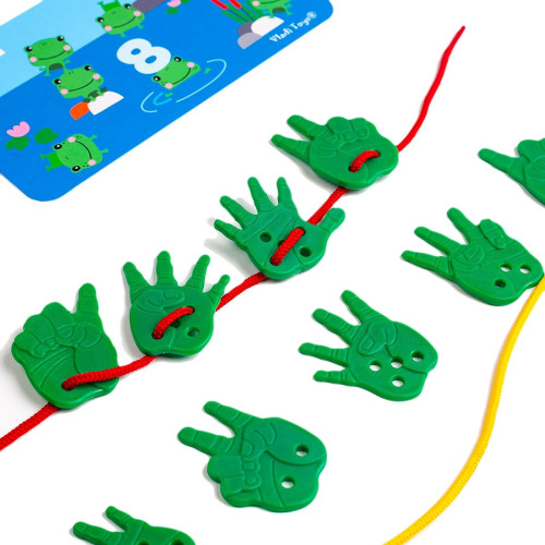 Развивающая игра Vladi Toys с пластиковыми ладошками, Учимся считать (VT2905-25) — 18135