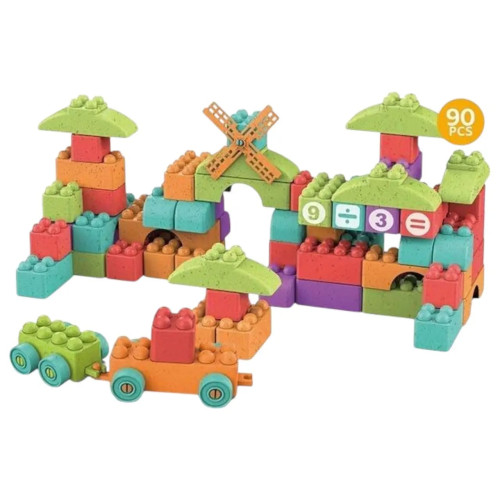 Дитячий конструктор X-Toys Big Building Blocks, 90 елементів (JX 6876)