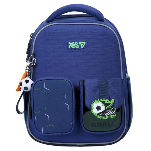Рюкзак школьный каркасный Yes Football Fan H-100S (550219)