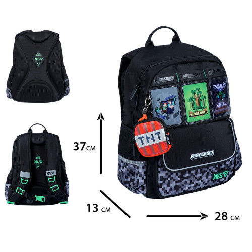 Рюкзак шкільний Yes Minecraft Reality S-104S (550261) — 25689