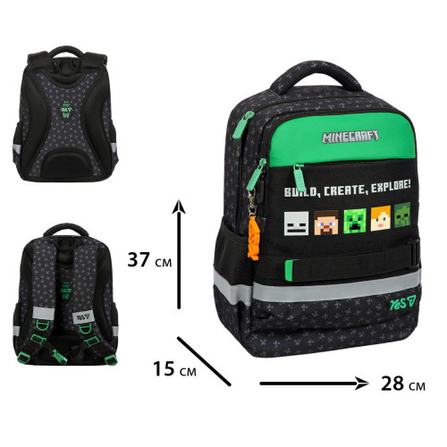 Pюкзак Yes Ergo Minecraft Reality S-52S (550274) — 25715 Pюкзак Yes Ergo Minecraft Reality S-52S (550274) — 25715