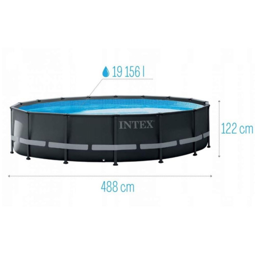 Бассейн каркасный Intex 488-122 см (26326) — 17808