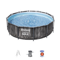 Басейн каркасний Bestway з фільтром-насосом, сходи, 366-100 см, 9150 л (5614X)