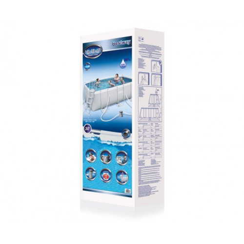 Бассейн каркасный Bestway с фильтром-насосом, лестница, 412-201-122 см, 8124 л (56456) — 24399
