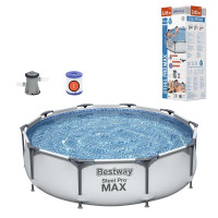 Бассейн каркасный Bestway с фильтром-насосом, 305-76 см, 4678 л (56408)