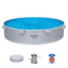 Бассейн каркасный Bestway с фильтром-насосом, 4 подстаканника, 305-61 см, 3790 л (561RW)