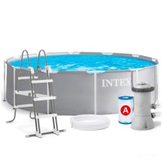 Басейн каркасний Intex з фільтром-насосом, драбина, 366-122 см, 10685 л (26718)