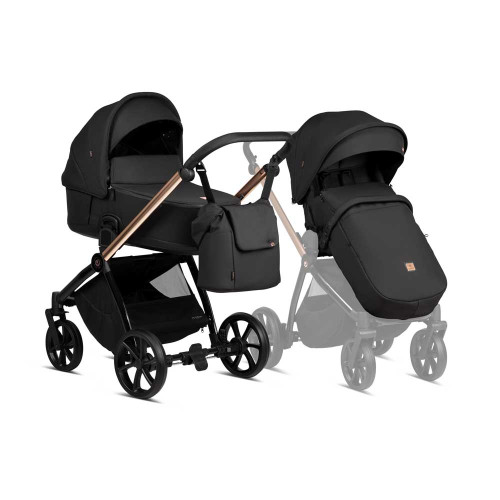 Универсальная коляска TUTIS Mio Plus THERMO Black Edition Rose Gold