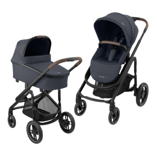 Универсальная коляска 2 в 1 MAXI-COSI Plaza Plus Essential Graphite
