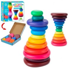 Игровой балансир Limo Toy Цветные камни деревянный (MD 1935)
