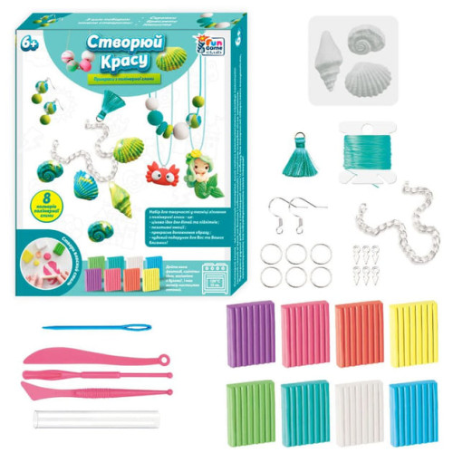 Набір для творчості Створи красу Прикраси з полімерної глини Fun Game (38406)