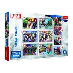 Пазл Trefl 10в1 Герої Всесвіту Marvel (90374)