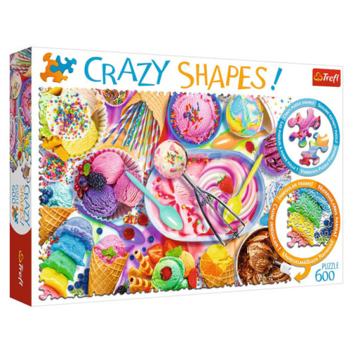 Пазли Trefl Crazy shapes Солодкі мрії 600 елементів (11119) 