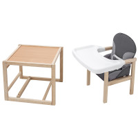 Стульчик-трансформер Пони-230 эко Babyroom графит/серый