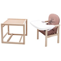 Стульчик-трансформер Babyroom Винни-230 eko капучино / шоколад (мишка с будильником)