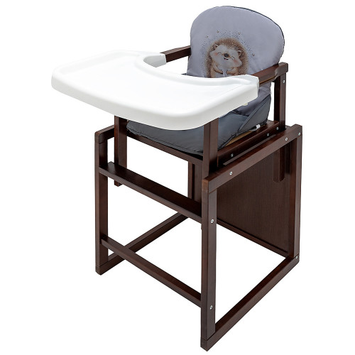 Стульчик-трансформер Пеппи-240 Babyroom ежик, сердца тонированный серый/графит — 14945 Стульчик-трансформер Пеппи-240 Babyroom ежик, сердца тонированный серый/графит — 14945