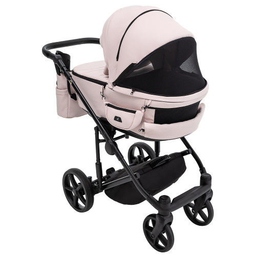 Коляска 2 в 1 Adamex Zico Eco Sa-15 розовый пудра — 5731 Коляска 2 в 1 Adamex Zico Eco Sa-15 розовый пудра — 5731