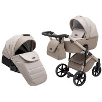 Коляска 2 в 1 Adamex Nola Natura 4 cappuccino