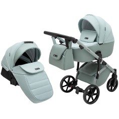 Коляска 2 в 1 Adamex Nola Natura 8 mint