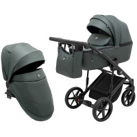 Коляска 2 в 1 Adamex Mobi Air Thermo New ECO SA-29 темно-зеленый